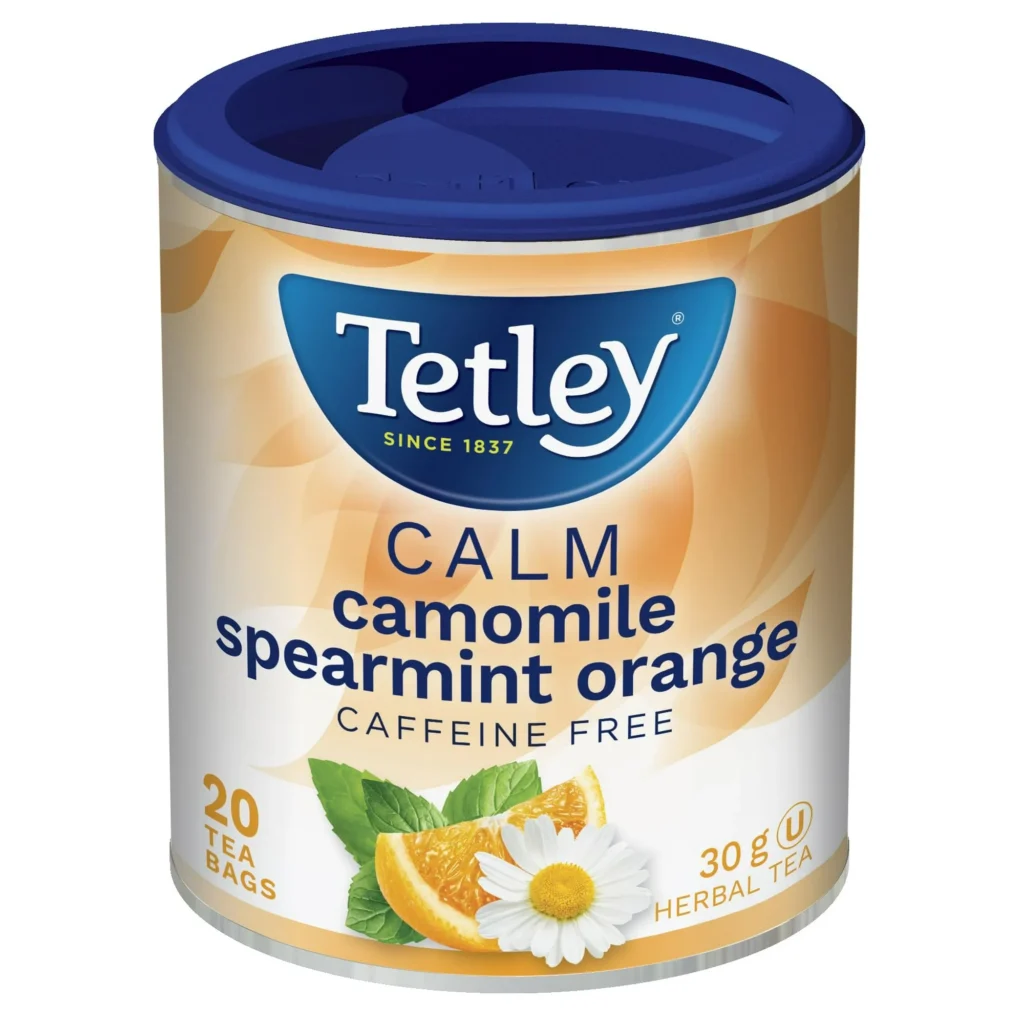 Tetley Calm Camomile, Spearmint & Orange Herbal Tea
